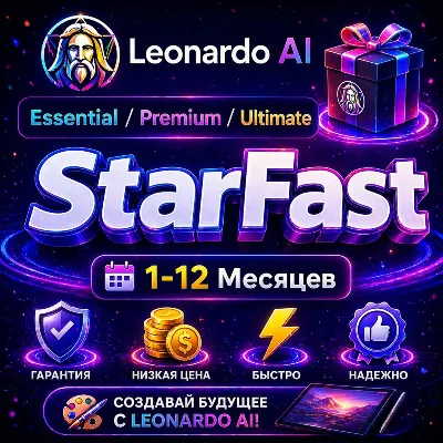 Leonardo AI | Essential, Premium, Ultimate | ПОДПИСКА НА 1-12 МЕСЯЦЕВ НА ВАШ АККАУНТ