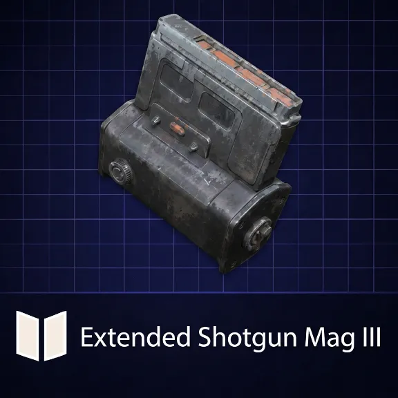 Extended Shotgun Mag 3 Blueprint ARC Raiders