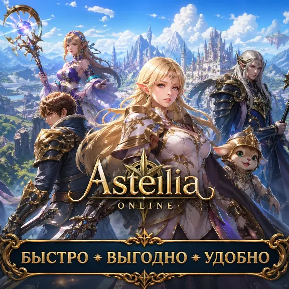 Astellia Online RU EU сервера Золото БЫСТРАЯ ДОСТАВКА