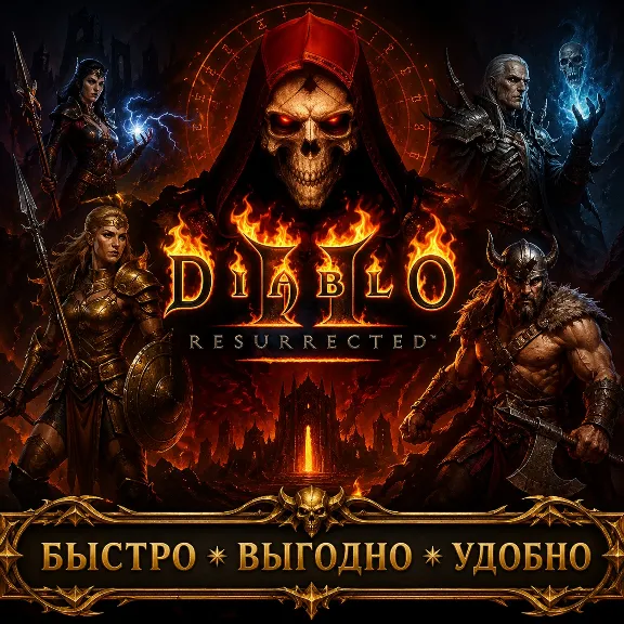Diablo II: Resurrected PS/PC Руны БЫСТРАЯ ДОСТАВКА