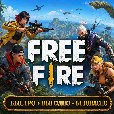 FREE FIRE АЛМАЗЫ СНГ  RU ПО ID БЫСТРАЯ ДОСТАВКА
