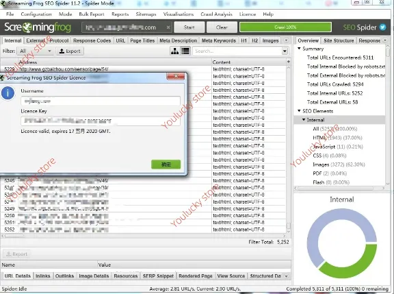 Screaming Frog SEO Spider 1 year 🎟️ License Key version 19.8