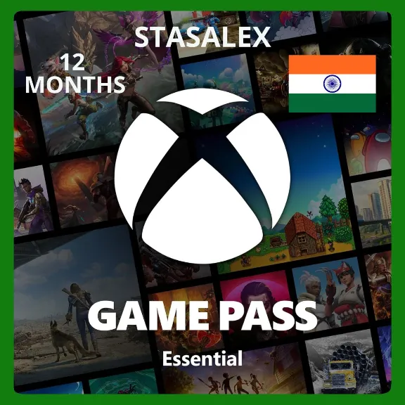 XBOX GAME PASS ESSENTIAL 12 МЕСЯЦЕВ 🔑 КЛЮЧ (ИНДИЯ) 🇮🇳