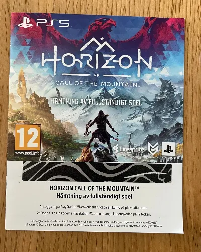 Код (Ключ) Horizon Call of the Mountain VR2 PS5 TR PL UA