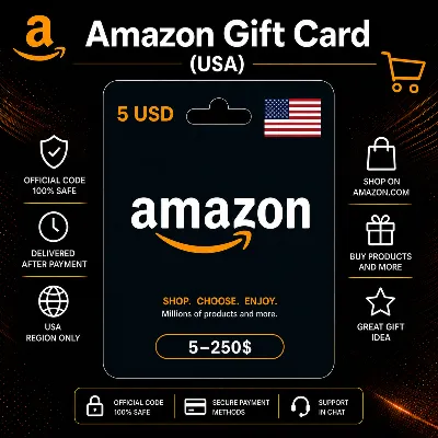 Amazon Gift Card (США) 5–250 USD | Код пополнения Amazon