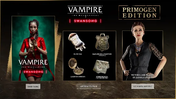 ✅❤️VAMPIRE: THE MASQUERADE - SWANSONG PRIMOGEN❤️XBOX🔑