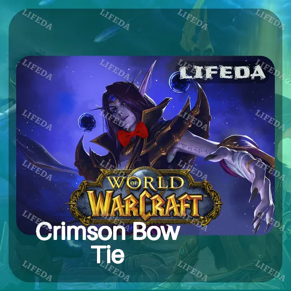 World of Warcraft: Midnight 🎀【Crimson Bow Tie】🎀RARE, UNIQUE SKIN•KEY•GLOBAL