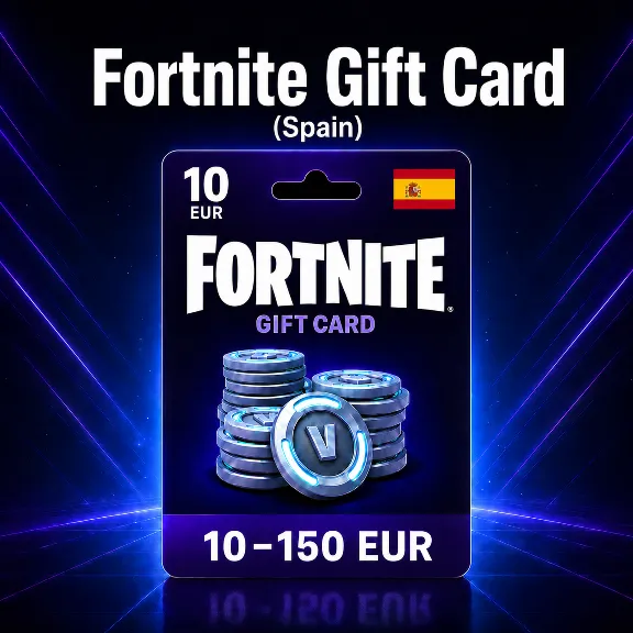 Fortnite Gift Card (Spain) 10–150 EUR | Top-Up Code