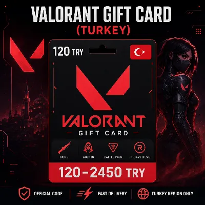 Valorant Gift Card (Турция) 120–2450 TRY | Код пополнения