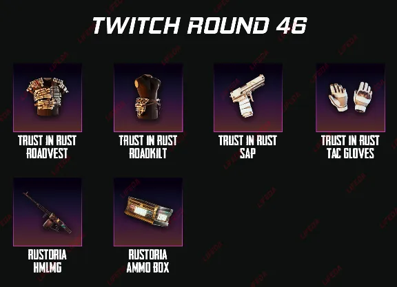 RUST ⚒️【TWITCH DROPS】⚒️Round 46 • 6+ REWARDS • SKINS • ITEMS