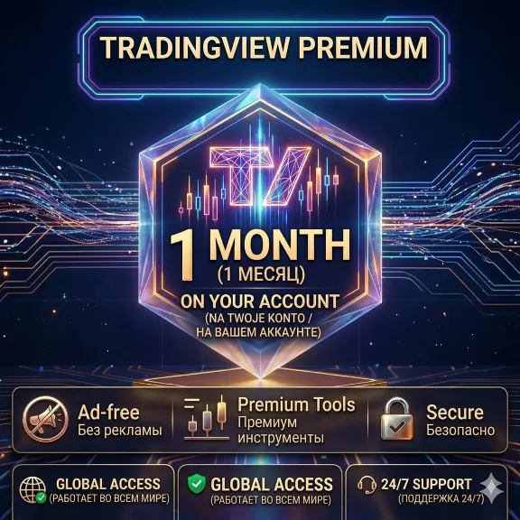 TradingView Premium на 1 месяц на вашем аккаунте