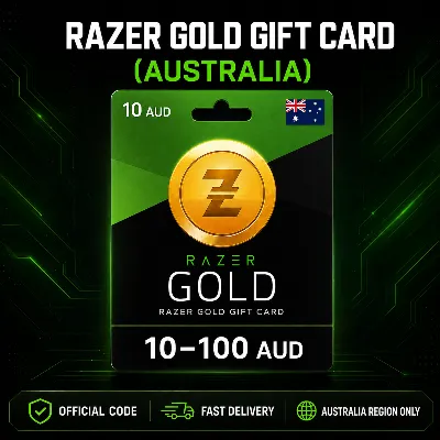 Razer Gold Gift Card (Australia) 10–100 AUD | Top-Up Code