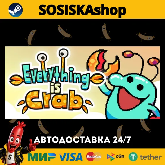 Everything is Crab: The Animal Evolution Roguelite + SELECT REGION STEAM