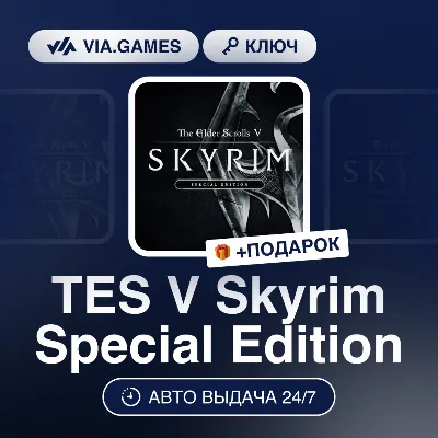 TES V Skyrim Special Edition (Steam Ключ) МИР (Не все страны) + ПОДАРОК