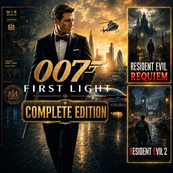 007 First Light Deluxe Edition + BONUS (RE Requiem + RE2) | Offline Account | STEAM |