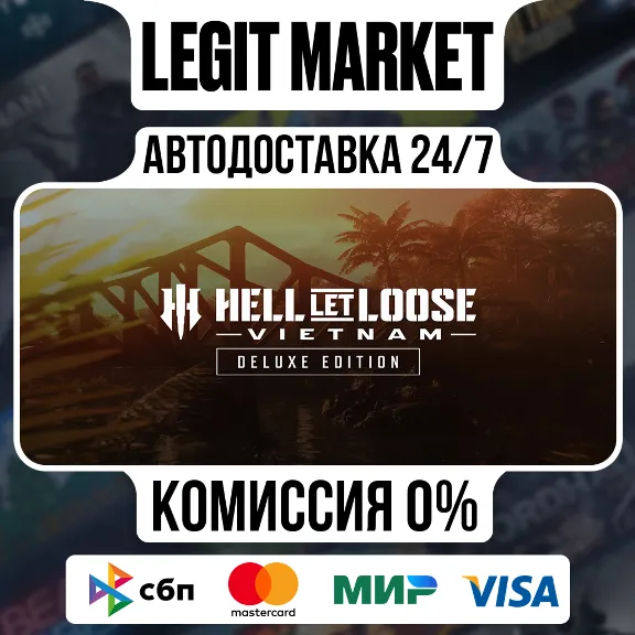 Hell Let Loose: Vietnam Deluxe Edition / Steam АВТО / РУ + МИР