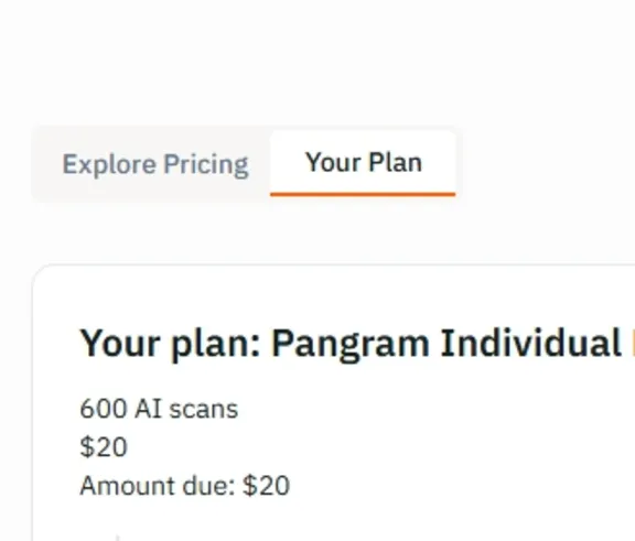 🟧 Pangram Labs ✅ Individual Subscription for 7 days