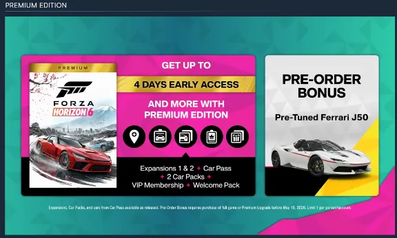Forza Horizon 6 Premium+Все DLC+Steam друзья ОНЛАЙН+Аккаунт