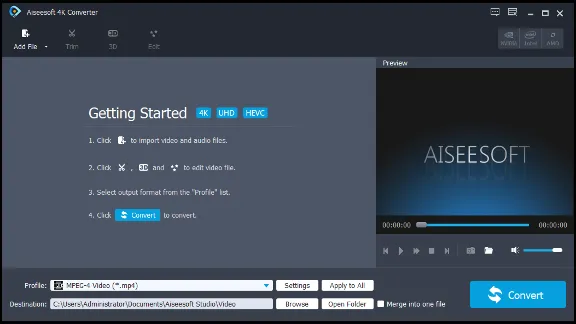 Aiseesoft 4K Converter Код регистрации на 1 год