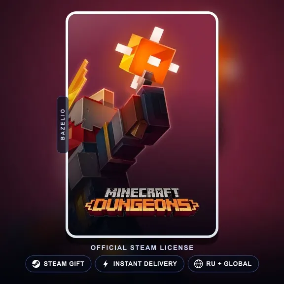 Minecraft Dungeons (Steam Gift) · Russia and worldwide · Auto-delivery 24/7