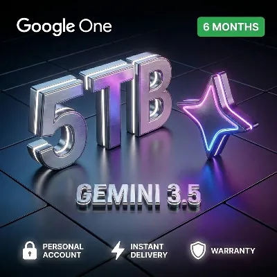 🤖 Google AI Pro Gemini 3.5/ Veo 3.1/ Omni/Nano (5 TB Storage) 6 months Subscription