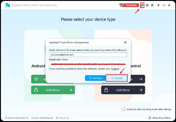 Apeaksoft Phone Mirror Код регистрации на 1 год