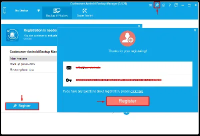 Coolmuster Android Backup Manager Аккаунт