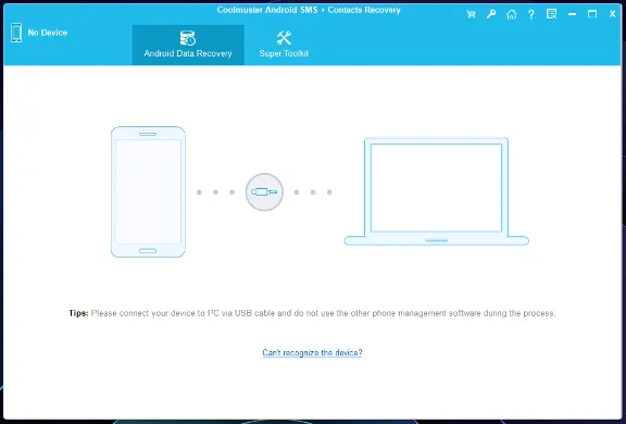 Coolmuster Android SMS + Contacts Recovery Аккаунт