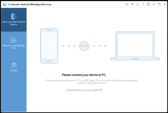 Coolmuster Android WhatsApp Recovery Аккаунт