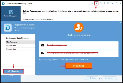 Coolmuster Data Recovery Аккаунт
