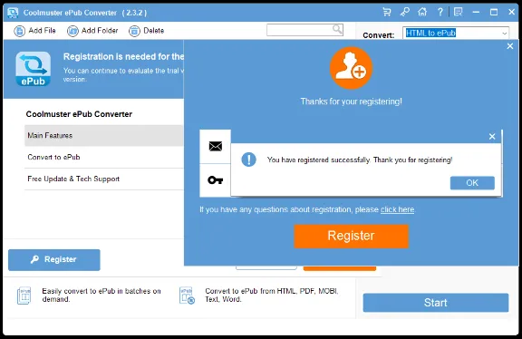 Coolmuster ePub Converter Аккаунт