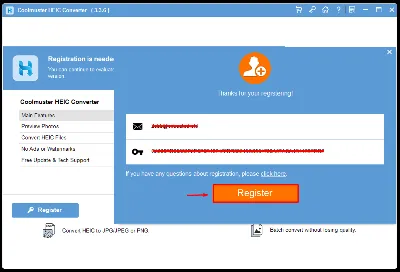 Coolmuster HEIC Converter Аккаунт