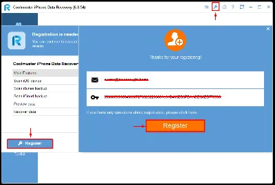 Coolmuster iPhone Data Recovery Аккаунт