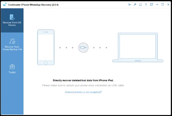 Coolmuster iPhone WhatsApp Recovery Аккаунт
