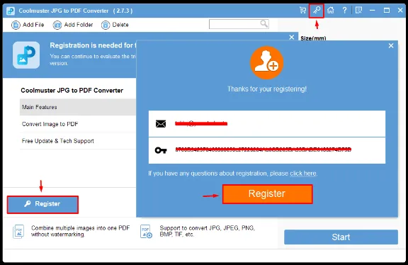 Coolmuster JPG to PDF Converter Аккаунт