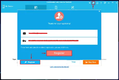 Coolmuster Lab.Fone for Android Аккаунт