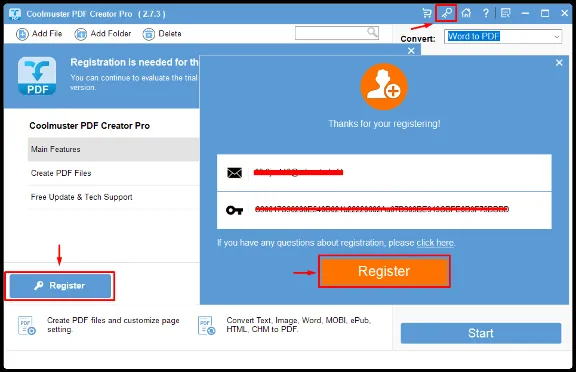 Coolmuster PDF Creator Pro Аккаунт