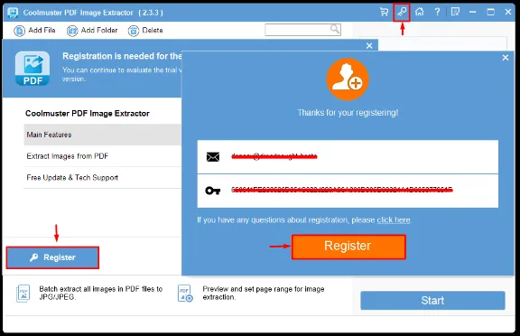 Coolmuster PDF Image Extractor Аккаунт