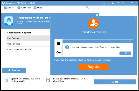 Coolmuster PDF Splitter Аккаунт