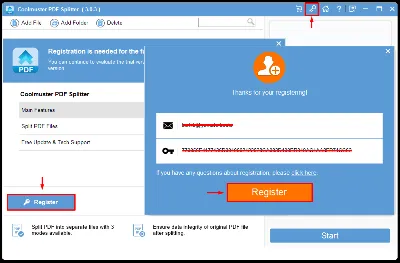 Coolmuster PDF Splitter Аккаунт