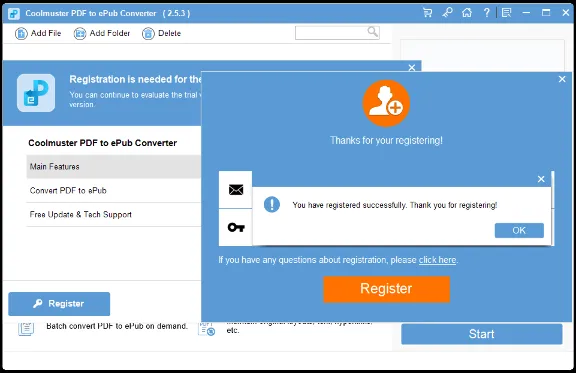 Coolmuster PDF to ePub Converter Аккаунт
