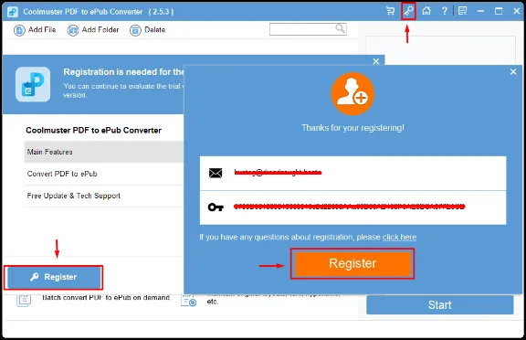 Coolmuster PDF to ePub Converter Аккаунт