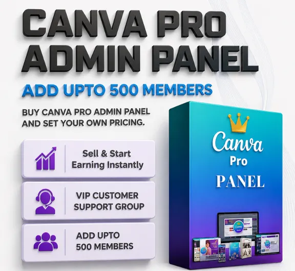 Административная панель Canva Pro – 500 пользователей | Доступ для реселлеров | Глоба