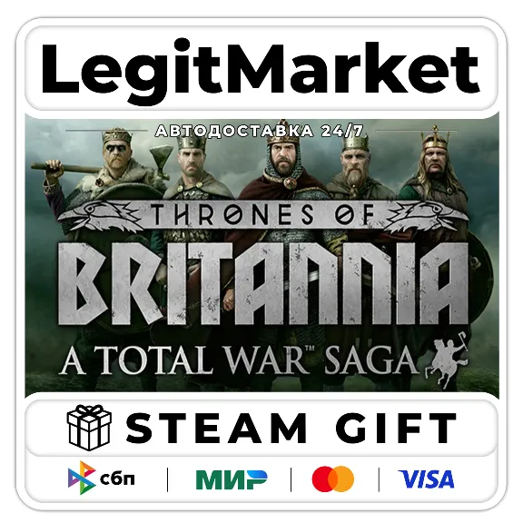 A Total War Saga: THRONES OF BRITANNIA / Steam АВТО / РУ + МИР