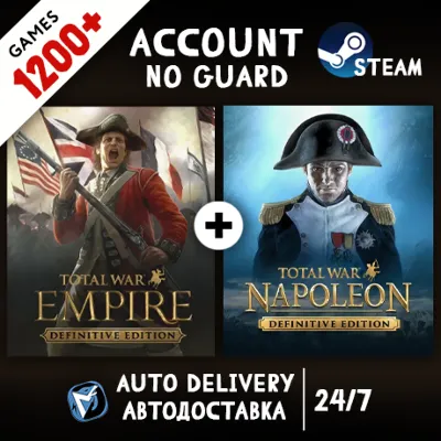 Total War: NAPOLEON-Definitive Edition + 1200 GAMES STEAM ACCOUNT