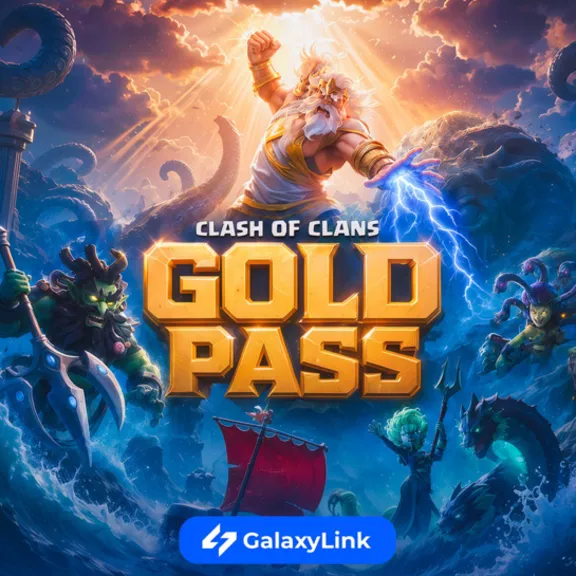 ⚒️ Clash of Clans - Gold/Event Pass - BY Supercell ID ✅