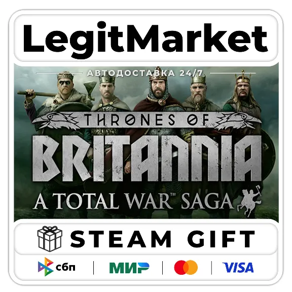 A Total War Saga: THRONES OF BRITANNIA / Steam АВТО / РУ + МИР