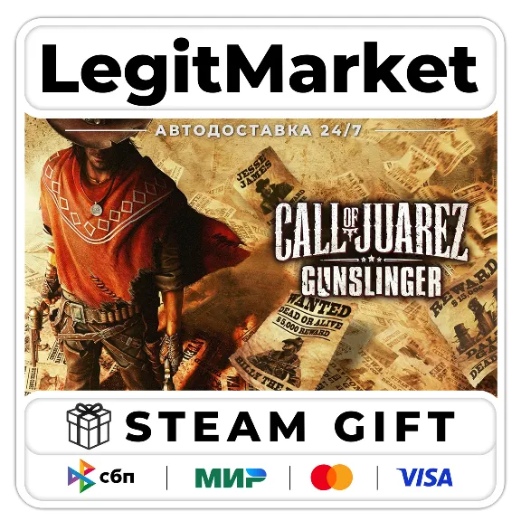 Call of Juarez: Gunslinger / Steam АВТО / РУ + МИР