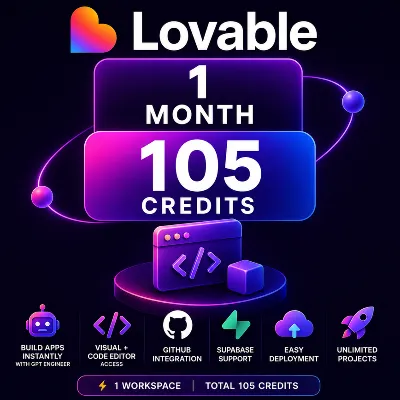 🚀 Lovable AI Pro – 1 Month (100 Credits) | Private Account | Fast Delivery