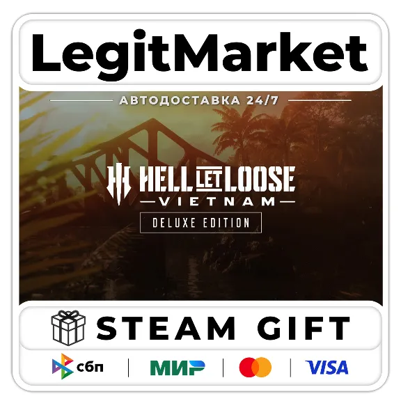 Hell Let Loose: Vietnam Deluxe Edition / Steam АВТО / РУ + МИР